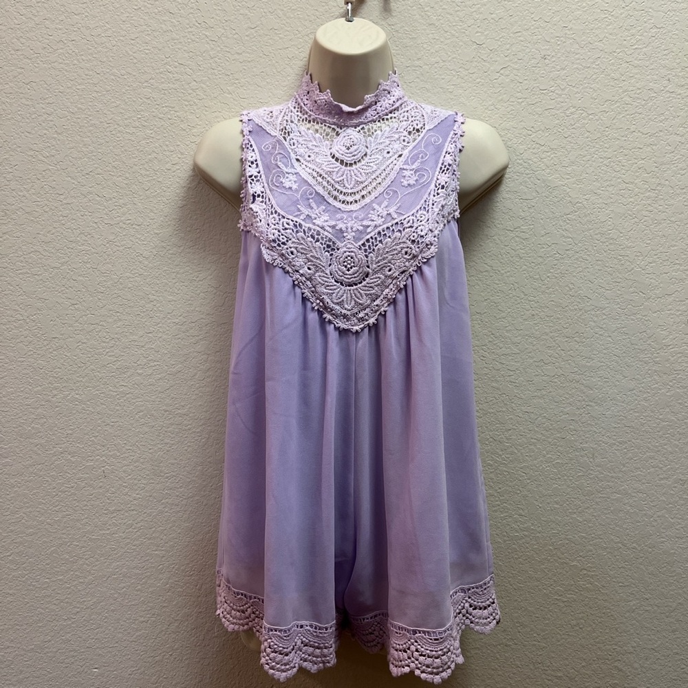 SOLD OUT Rise Of Dawn Lilac Playsuit Romper in size XS!